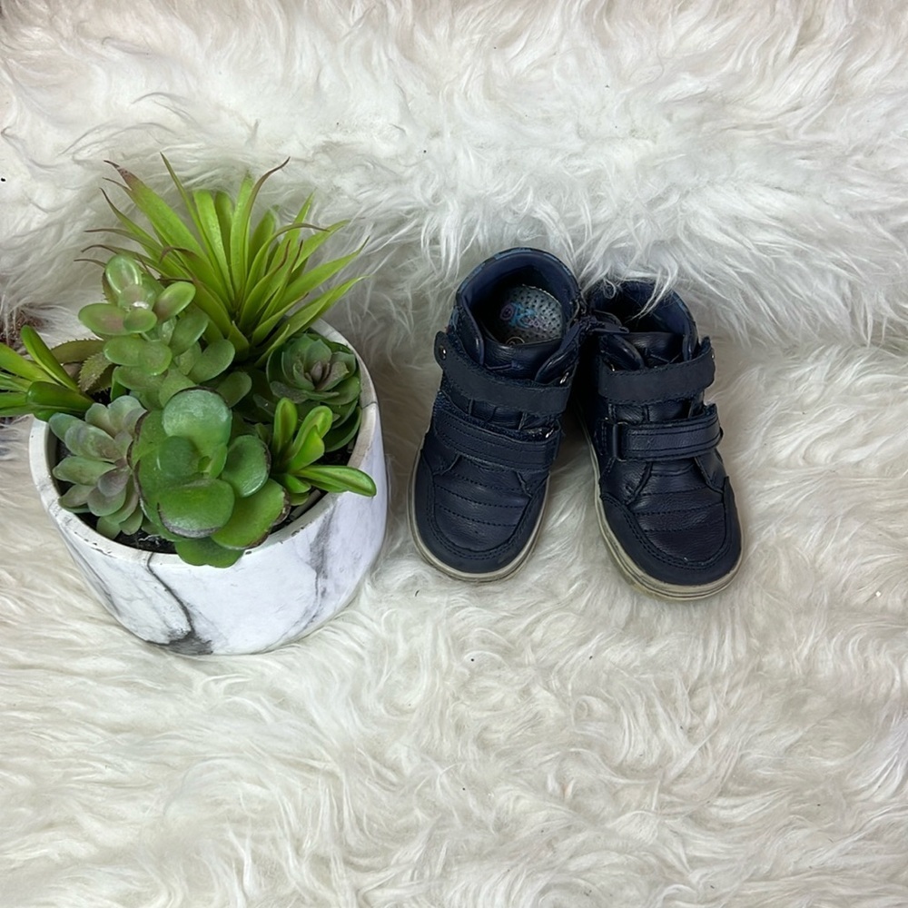 Kidoki Baby Boys Navy Blue High-To Sneakers Size EU 22